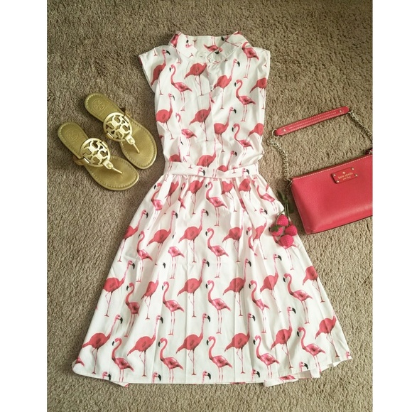 kate spade Dresses & Skirts - Flamingo dress